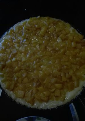 Una foto de Kuchen de durazno y crema pastelera (instantánea)