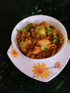 A picture of Cabbage Subzi(Pattagobi).