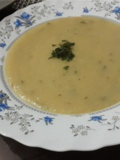 عکسی از دستور سوپ سیب زمینی