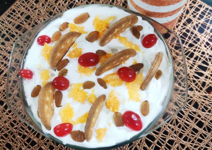 Easy Biscuits orange Trifle