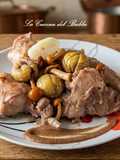 Coniglio con Castagne e Funghi