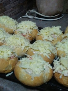 Töltött zsömle 💚 recept fotója