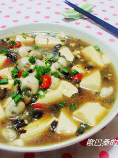 豆腐蔭豉蚵 的食譜成品照片