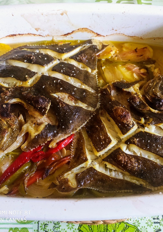 Una foto de Rodaballo al horno