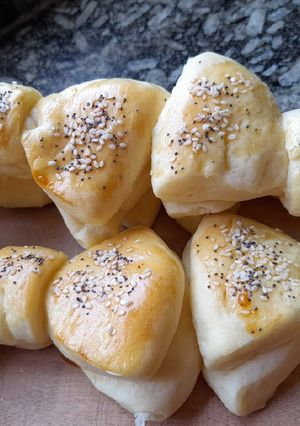 Una foto de Pancitos Brioche con forma