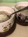 Sopa de avena con caldo natural
