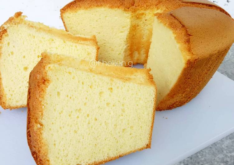 Cheese Chiffon Cake #PejuangGoldenApron2