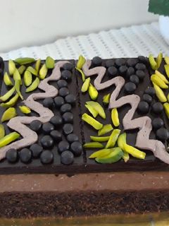 عکسی از دستور چیز کیک موکا