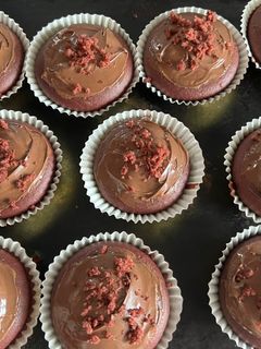 Una foto de Cupcakes de chocolate