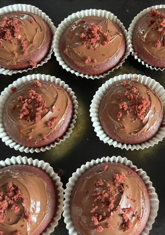 Una foto de Cupcakes de chocolate