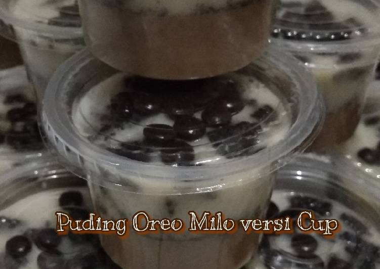 #212.Puding Oreo Milo versi Cup