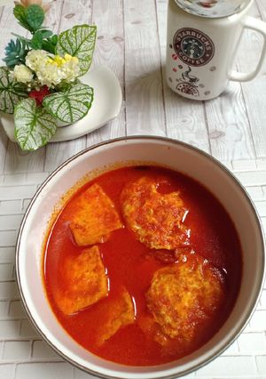 Foto resep Bali Telor mata sapi dan Tahu berkuah