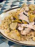 Cous cous con tacchino e carciofi