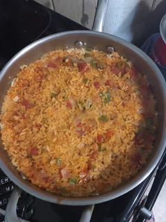 A picture of Authentic Spanish Red Rice.
