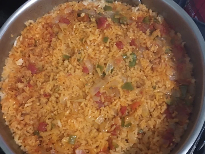 Simple Way Prepare Recipe Authentic Spanish Red Rice that is Delicious, Delicious}