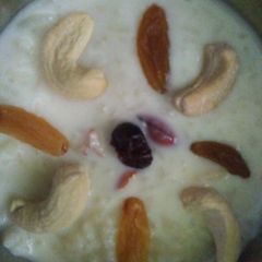A picture of Rice phirni.