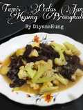 Tumis Pedas Jamur Dan Brongkol