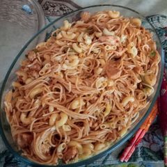 Chicken Fajita Spaghetti A picture of Chicken Fajita Spaghetti.