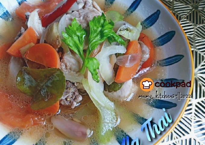 Resipi Sup Ayam Ala Thai Oleh Mamy Kitchen89 Cookpad
