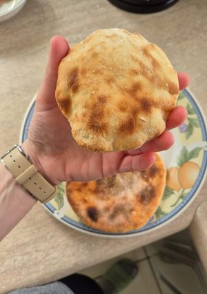 Una foto de Pan árabe/ Pan pita