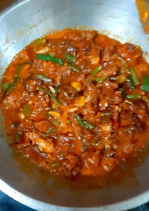 চিলি চিকেন রেসিপির প্রধান ছবি
