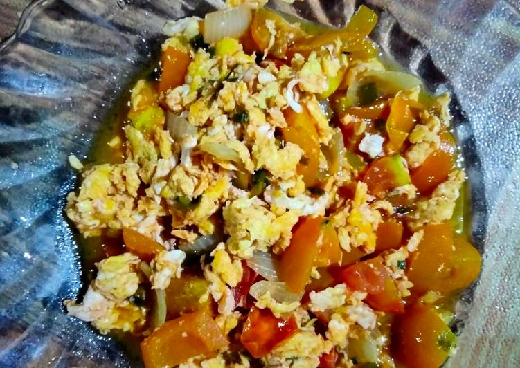 Resep Mudah Tumis Telur Tomat Yummy Mantul