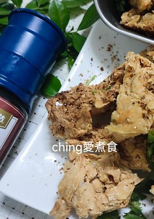 下酒菜-香酥炸豆皮 的食譜成品照片