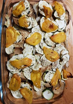Une photo de Gratin salé sucré