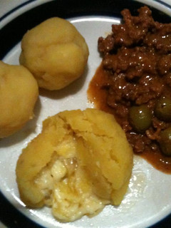 Una foto de Bolillas de boniato rellenas con queso