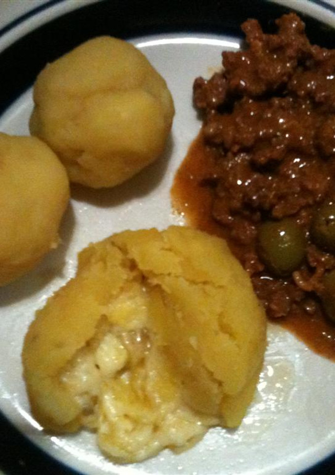 Una foto de Bolillas de boniato rellenas con queso