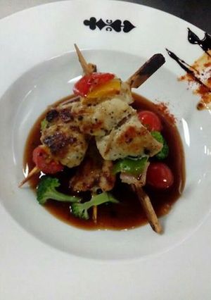 A picture of Chicken Shashlic Stic #Cookpad Ramadan special.