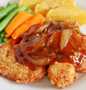 Resep Crispy Chicken Steak with Teriyaki Sauce (Simple yet Tasty!) yang Lezat