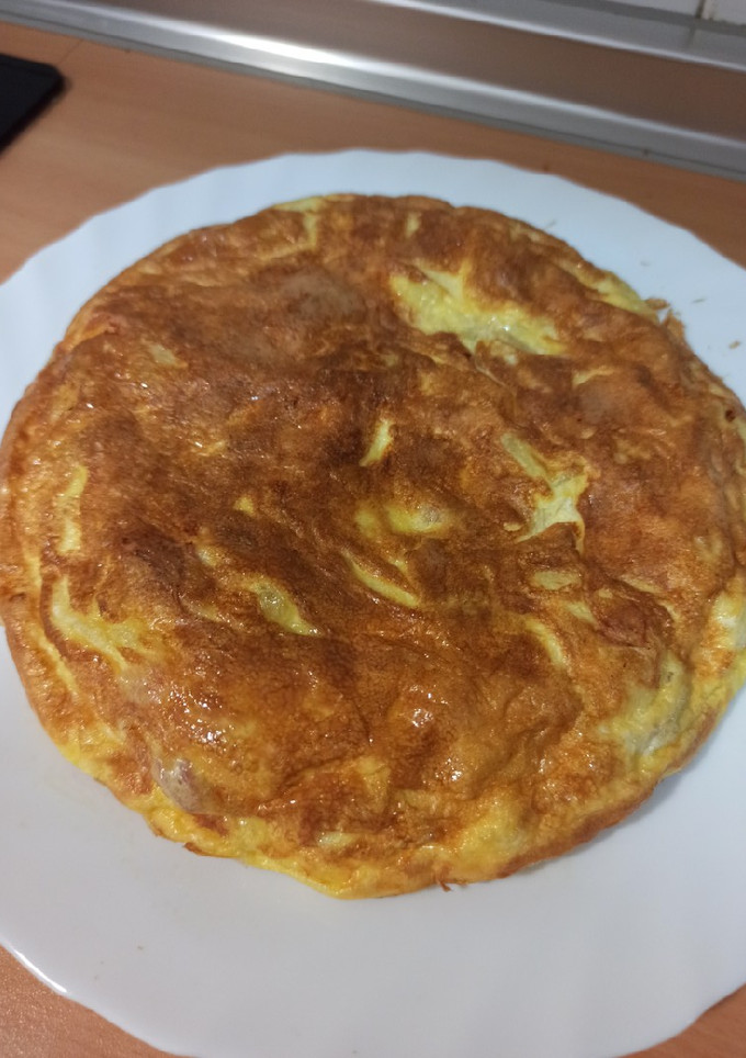 Una foto de Tortilla de patatas fit 😂