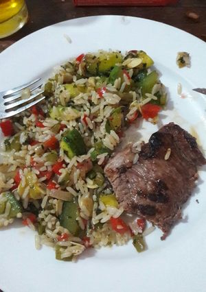 Una foto de Zapallito con arroz