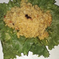 A picture of Local palm oil Rice..