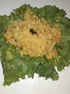 A picture of Local palm oil Rice..