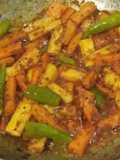 Quick Carrot mooli pickle