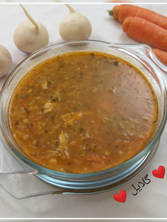 عکسی از دستور سوپ شلغم 😋