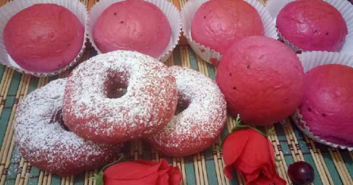 26 resep donat buah naga tanpa telur enak dan sederhana 