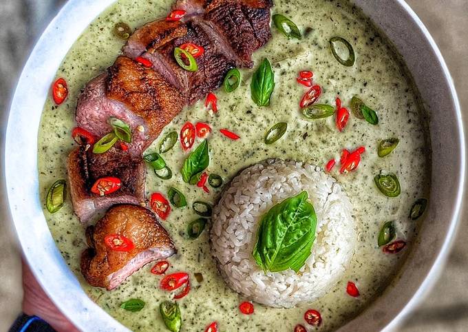 Thai Green Curry w/ Duck