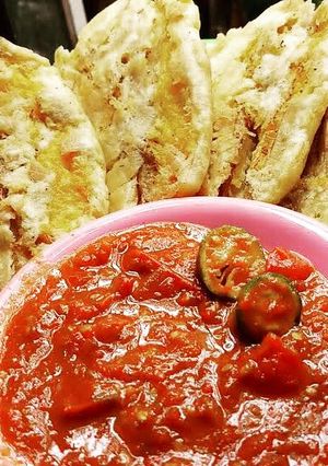 Foto resep Sanggara peppe / Pisang geprek makassar