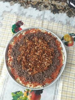 صورة لوصفة كشري مصري بطريقة مختلفة شوي