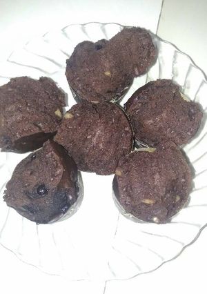 Foto resep kue coklat kacang kukus