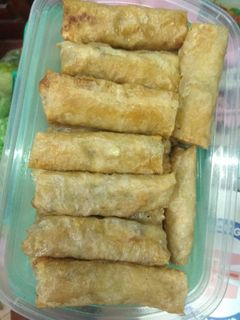 Hình của món Nem chay (chả giò chay) ăn ngày tết.
