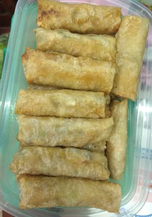 A picture of Vegetarian Spring Rolls (Nem Chay/Chả Giò Chay) for Lunar New Year.