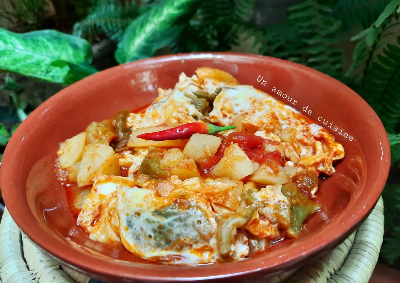 Chakchouka aux pommes de terre 🌶