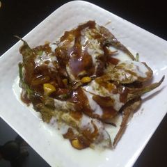 A picture of Palak Patta Chaat.