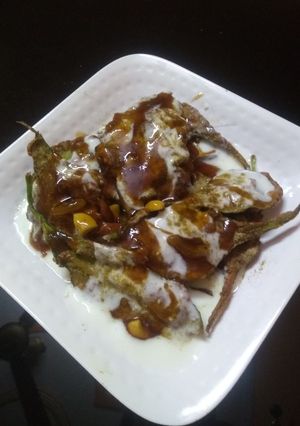 A picture of Palak Patta Chaat.