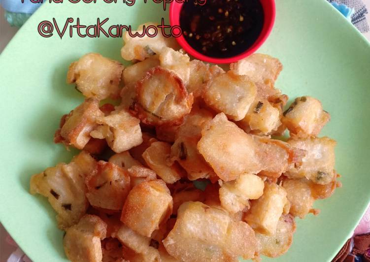 Resep Tahu Goreng Tepung, Enak