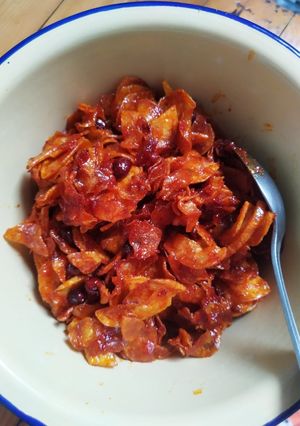 Foto resep Kering kentang kacang bumbu instan